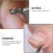 Dajidafu Nail Cuticle Pusher Art Stainless Steel Manicure Edge Remover Handle Reusable Toenail Reusable Salon Pedicure Removing - Buy Online on GoSupps.com