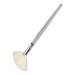 Flat Face Mask Brush - DIY Fan Applicator with Transparent Handle for Powder Masks | Soft Foam Stirring Tool for Salons - Buy Online on GoSupps.com