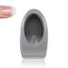 2 Colors French Dip Nail Container Smile Line Nail Repair Tool with Lid.(Gray)
