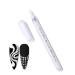 Nail Art Pens - Nail Art Graffiti Pen Nail Drawing Pen - Nail Varnish Pens - Quick Dry Fine Tips Nail Polish Pen for DIY Nail Art Decoration DIY Dot Line Pattern - White 02