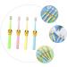 Beavorty 4-Pack Cartoon Toothbrushes for Kids | Manual Travel Oral Care | Ideal Baby Toothbrush - Buy Online on GoSupps.com