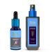 Blue Nectar Vetiver Toner & Bakuchi Serum Duo | Anti-Aging Wrinkle Reduction Skin Rejuvenation Kit