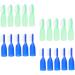 Fomiyes 80 PTH Prison Toothbrush | Sustainable Soft Travel Toothbrush - 4 Pack in Different Colors - Buy Online on GoSupps.com