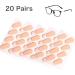 Festful Eyeglass Nose Pads 20 Pairs of Soft Foam Nose Pads Cushion for Glasses  Eyeglasses  Sunglasses  (Drop-shaped/16 * 8mm) (Black) Skin Color - Buy Online on GoSupps.com