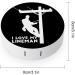 I Love My Lineman Contact Lens Case - Cute Travel Kit with Mirror for Daily Use | Portable Round Storage Box - Buy Online on GoSupps.com