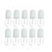 LipGloss bottles container lipstick sleeves: 10 pieces 5ml mini capsule empty lipstick sleeves to fill your own lip balm clear lips balm tubes container for women girls make -up green