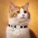 Personalized Red Wine Cat Collar | Engraved with Name & Phone Number | Elastic Cat Collar with Bell | International Shipping - Buy Online on GoSupps.com