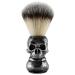 Hair Shaving Brush Handle Soft Skull Beard Soap Grooming Tool Sweep Neck Brushes Silver Shaving Brush