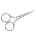 Beatifufu Compact Beauty Scissors Wearresistant Eyebrow Trimmer Grooming Scissors