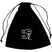 FOMIYES 4 Pcs Hair Dryer Storage Bag Black Purse Wig Black Jewelry Storage Organizer Grocery Bag Drawstring - Buy Online on GoSupps.com