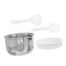 Zerodeko 3pcs Rice Cooker Liner Revere Ware Pots and Pans Power Cooker Parts Interior Rice Maker Cooker Replacement Supply Rice Cooking Pan Stockpot Electric Pressure Cooker Stainless Steel 18.5X18.5X10.8CMx3pcs Silverx3pcs