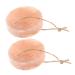 Happyyami 2pcs Pet Saline Salt Licking Bricks Salt Brick for Rabbit Small Pets Lick Salt Mineral Saline Pink