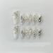 Butterfly Retro Nail Art Handcrafted Wearable Nail Patches Detachable Fake Nails(Long white M)