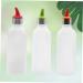Mikinona Ketchup Dispenser Salad Dressing Container 3pcs Color Storage Kitchen Ketchup Bottle Salad Squeeze Random re-usable - Buy Online on GoSupps.com