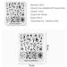 KADS Halloween Nail Art Stamping Kit - Pumpkin Ghost Skull Bat Image Plates (HA007) - Buy Online on GoSupps.com