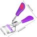 Eyelashes Curler with Comb Separated Lashes Curler Steel Wide Angle Eyelash Eye Makeup Tool for Girls Women Purple Lash Curler - Buy Online on GoSupps.com
