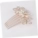 Housoutil Bridal Hair Comb Crystal Bride Clip Hair Clip Crystal Hair Charms Women Hair Accessories Bridal Hair Accessories Pearl Hair Accessories Bride Hair Comb Women's Wedding - Buy Online on GoSupps.com