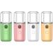 Nano Facial Mister Facial Mist Sprayer USB Recharging Handheld Face Steamer for Skin Care Moisturizing Hydrating Green 30ML - Buy Online on GoSupps.com