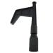E-outstanding Boat Hook Attachment Detachable Nylon Boat Hook Nylon Hook Head Replacement Handy Hook Boating Accessories for Extension Pole, Black