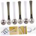  POPETPOP POPETPOP Set of 6 Zinc Alloy Eye Cream Spoons for Women Massage Sticks for Absorption and Reduction of Under-Eye Puffiness - Buy Online on GoSupps.com