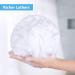 Shower Loofah Back Scrubber 2-Pack with Wooden Handle - Exfoliating Mesh Pouf for Men and Women - White - Buy Online on GoSupps.com