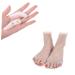 LALAFINA Silicone Gel Toe Spreaders for Bunions - 2pcs Bunion Spacers for Men and Women - Curly Gel Separators Orthotics for Straightening and Protecting Little Bunions - Buy Online on GoSupps.com