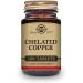 Solgar Chelated Copper Tablets - 100 Count | Essential Mineral Supplement - Buy Online on GoSupps.com