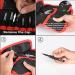 HengTianMei Precision Tweezers Set Anti-static ESD Tweezers Kit  Equipped with carving knife  metal crowbar and storage bag (12 PCS) - Buy Online on GoSupps.com