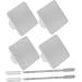 Balacoo 2 Sets Ring Palette Tools - Stainless Steel Makeup Mixing Tray for Foundation & Cosmetic Applications - Buy Online on GoSupps.com