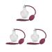 NeaxgeandX 3 set of Vintage Style Perfume Spray Bottle 80ml Fine Mist for Gift Makeup Tool Purple Red 3 Set of (Purple Red 80ml)