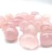 Natural Crystal Rough Natural Quartz Crystal 10pc 25mm-35mm Natural Polishing Stone Rose Quartz Tumble Stones for Home Office Decor