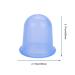 Silicone Suction Massage Cups Set - 2 Parts for Cellulite Muscle & Joint Pain Relief (Blue) - Buy Online on GoSupps.com