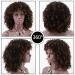 ColorfulPanda Afro Wig | Synthetic Brazilian Curly Hair for Women | Kinky Curly Short Wigs in Black Brown Ombre - Buy Online on GoSupps.com