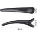 12 Pcs Black Hair Clips - Durable Plastic Compartment Clamps for Hairdressers | Combi Clip Set - Buy Online on GoSupps.com