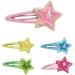 xbiez Girly Snap Clip Hairpin Y2K Girls Headdress Hair Accessories Delicate Star Color Block Mini Jelly Star Hairpin - Buy Online on GoSupps.com