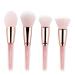 DFHBFG Set of 4 Quicksand Beauty Tools Make-up Set Brushes with Crystal Handle and Nylon Bristles(E) E 1