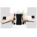 XWSM lower back support lumbar support keeping correction male female hip belt pain relief massage compression band Conductible support belts (color: black size: xl/x-large) XL/X-Large black