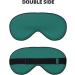 Solid Dark Green Eye Mask - Soft Elastic & Adjustable Sleep Mask for Men & Women | International Shipping Available - Buy Online on GoSupps.com