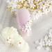 3D Flower Caviar Beads Nail Art Decals - White Pink Acrylic Charms with Pearl Beads for DIY Manicures - Buy Online on GoSupps.com