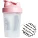 Free Soul Protein Shaker Bottle 400ml with Mixball - Pink - BPA Free - Mini Water Bottle for Protein Shakes - Small & Easy to Grip & Temperature Safe - Buy Online on GoSupps.com