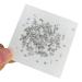 3D Crystal Rhinestones Flat Back Clear Stones for Art Decor and Rhinestones and with Pearl-Nail