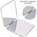 Folding Makeup Mirror Portable Stainless Steel Cosmetic Mirror Double Sided Pocket Mirror Square. - Buy Online on GoSupps.com
