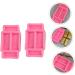 NUOBESTY 6 Pcs Gold Brick Silicone Mold Molder Mold for Chocolate Gold Brick Mold Mold Epoxy Silicone Molds Gold Brick Baking Mold Silicone Chocolate Mold Candy Mould Soap Pinkx3pcs 9.3X5.1CMx3pcs - Buy Online on GoSupps.com