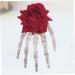 Skeleton Hands Hair Clip Halloween Rose Skull Barrette Zombie Punk Rock Hair Clip for Women Girls (15x8. 5cm) Halloween Decoration - Buy Online on GoSupps.com