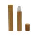 Ericotry 2 pieces 15 ml of bamboo leader roller bottle for essential oils with stainless steel scooter ball for essential oils perfume oils and lip balm