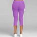Buy Haiorziyou Women's Summer Harem Pants - Elastic Waist Monochrome Jogging Pants in Purple 4XL | Comfy Yoga & Sports Trousers for Casual Wear - International Shipping - Buy Online on GoSupps.com
