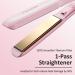 Locks 2 in 1 Smoothing Iron - 20s Quick Heating Titanium Plates 3D Floating Panel LCD Display Adjustable 130 C-230 C - Pink | International Shipping Available - Buy Online on GoSupps.com