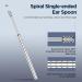 6PCS Stainless Steel Spiral Ear Wax Removal Kit - Portable Ear Spoon Set for Family & Adults - Silver - Buy Online on GoSupps.com