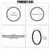 JIANYI 1200 Pack Mini Rubber Bands - Small Soft Elastic Hair Ties for Kids, Toddlers, Braids, Ponytails - Black - Buy Online on GoSupps.com