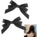 hgnxa Ribbon w Elegant 2000s Style Side Clip w Hair Clip Elaborate Gothic w Style Large wknot Balletcore Black - Buy Online on GoSupps.com